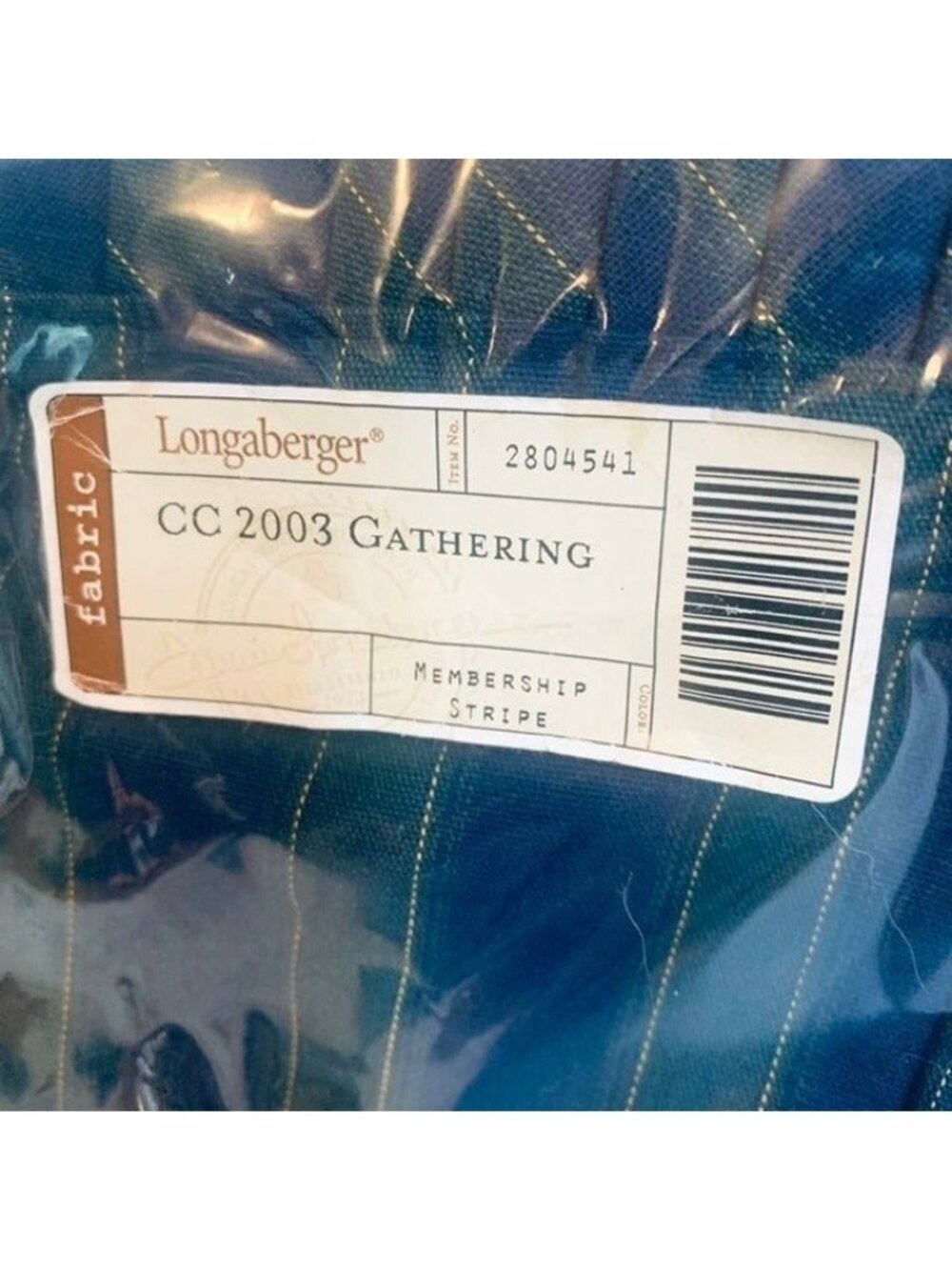 Longaberger Liner for 2003 CC Gathering Basket - Picture 2 of 6